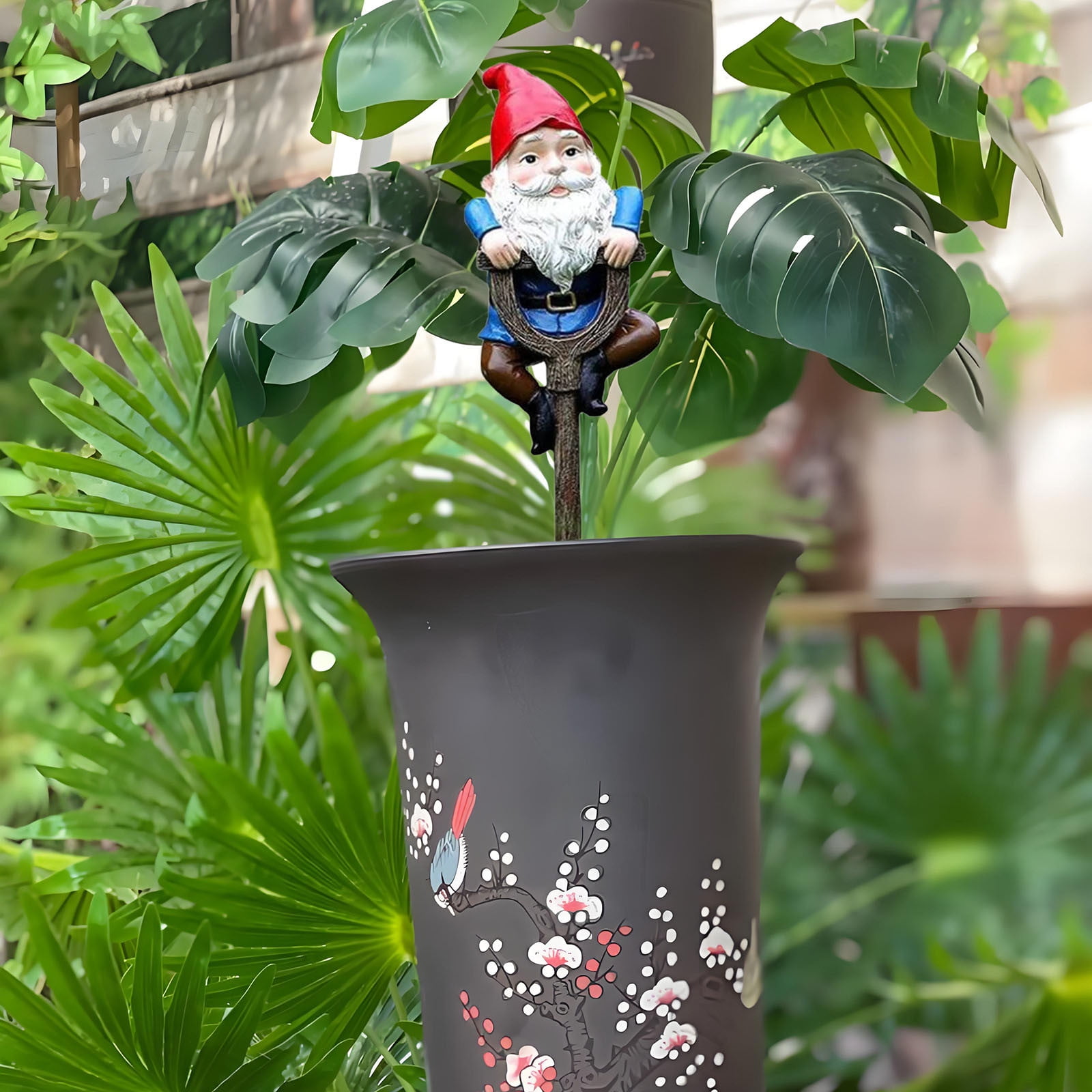 Spring Statues Gardening Garden Resin Statue Outdoor Resin Garden Figurines With ...