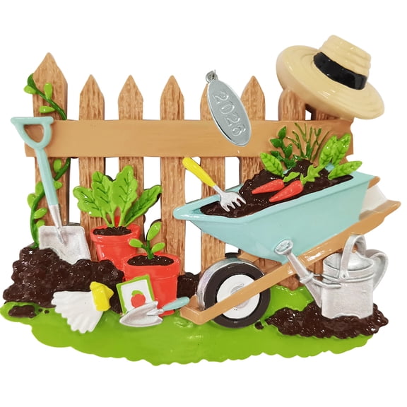 Gardening Gifts for Women - Garden Ornaments - Garden Christmas Ornaments - Plant Lady Gift Idea, Easy to Personalize at Home - Comes in a Gift Box so It's Ready for Giving