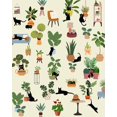 thumbnail image 1 of Gardening Gifts for Women, Plant Gifts for Plant Lovers Throw Blanket 60\u201dx50\u201d, 1 of 1