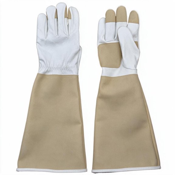 Gardening Gloves Leather Thorn Proof Puncture Resistant Waterproof Touchscreen Non Slip for Men Women Pruning