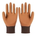 thumbnail image 1 of Gardening Gloves Thickened Latex Coated Thorn-Proof Working Glove Wear-Resistant Work Mitts for Digging Planting Weeding (Mustard Yellow), 1 of 10