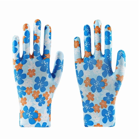Gardening Gloves for Women - Breathable Rubber Coated Multi-Purpose Gloves Gift for Gardeners