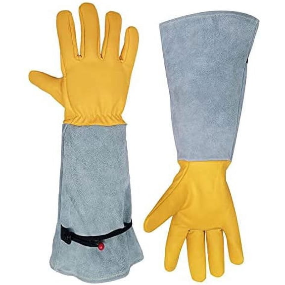 Gardening Gloves for Women/Men,Long Thorn Proof Garden Gloves for Rose Pruning