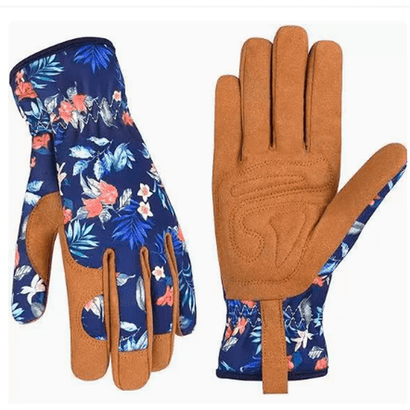 Gardening Gloves for Women, Thorn Proof Puncture Resistant Leather Garden Gloves, Breathable Working Gloves
