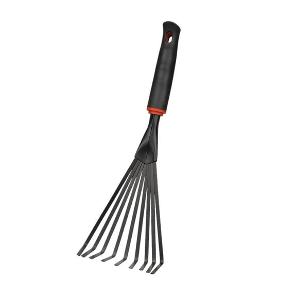 Gardening Hand Rakes Ergonomic Handle, Sturdy, Durable, Lightweight, Versatile for Loosening Soil and Yard Work
