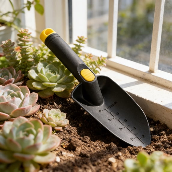 Gardening Hand Trowel, Mini Shovel for Planting, Weeding and Digging, Indoor Outdoor Balcony Flower Pot Use, Small Plastic Hand Tool, Lightweight Durable Garden Shovel for Loosening Soil