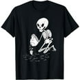 thumbnail image 1 of Gardening Heart Skeleton Cool Dead Gardener Skull Lover Gift T-Shirt, 1 of 5