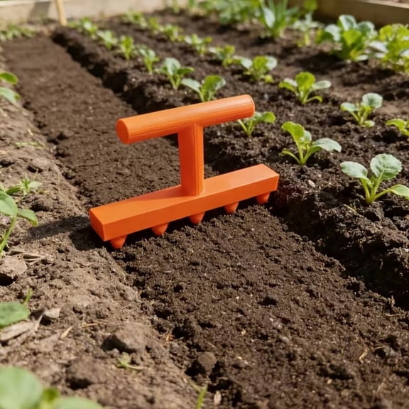 Gardening Hole Punch and Seeder - Precision Tool for Vegetable and Flower Seedlings - Ideal for Balcony and Potted Gardens