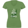 thumbnail image 1 of Gardening I'm Quite Frond Fond of Plants Juniors V-Neck T Shirt Leaf SM, 1 of 1