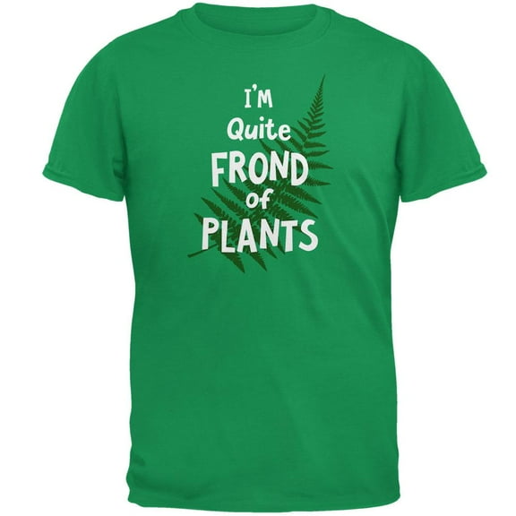 Gardening I'm Quite Frond Fond of Plants Mens T Shirt Irish Green X-LG