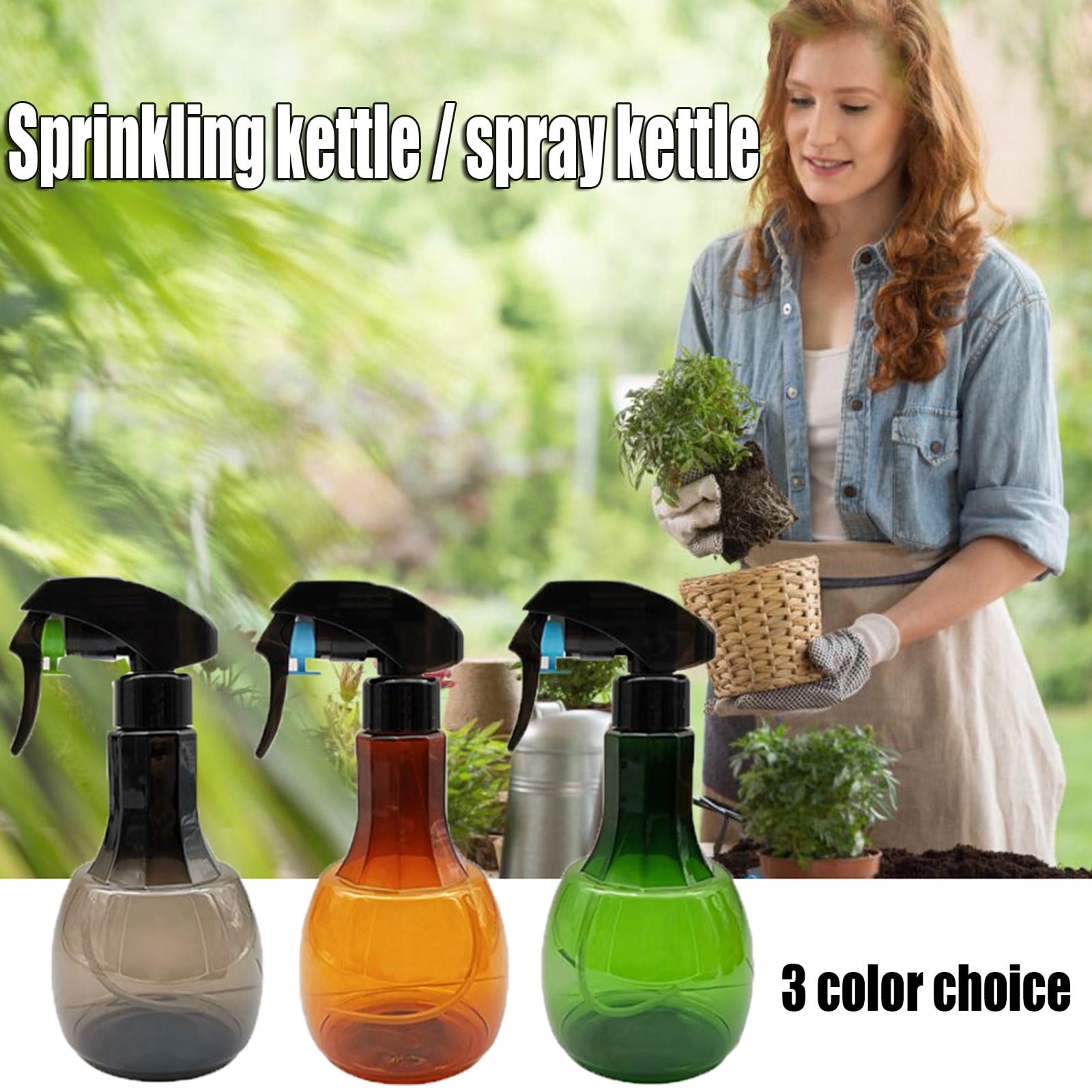 Gardening Liquid Spray Bottle, 400ML Capacity, Dual-Injection System ...