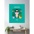 thumbnail image 1 of Gardening Love Poster Wall Art, Modern Wall Decor For Living Room Bedroom, 24x36 UNFRAMED, 1 of 3