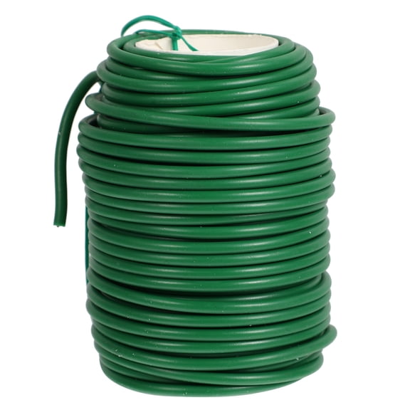 Gardening Plant Fixing Wire Green Tpr and Iron Material Durable Support Tie