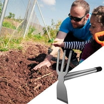 Gardening Rakes Shovel,Digging Hoe Garden Tools 2 in 1 Hoe and Rake,Heavy Duty Stainless Steel Vegetable Flower Planting Digging Gadget