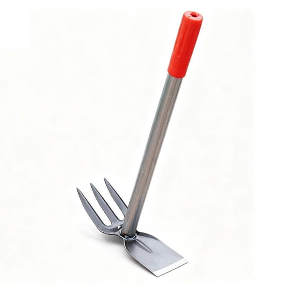 Gardening Rakes Shovel, Dual-head Garden Hoes Weeding Tools, 2 in 1 Heavy Duty Cultivato Garden Multipurpose Steel