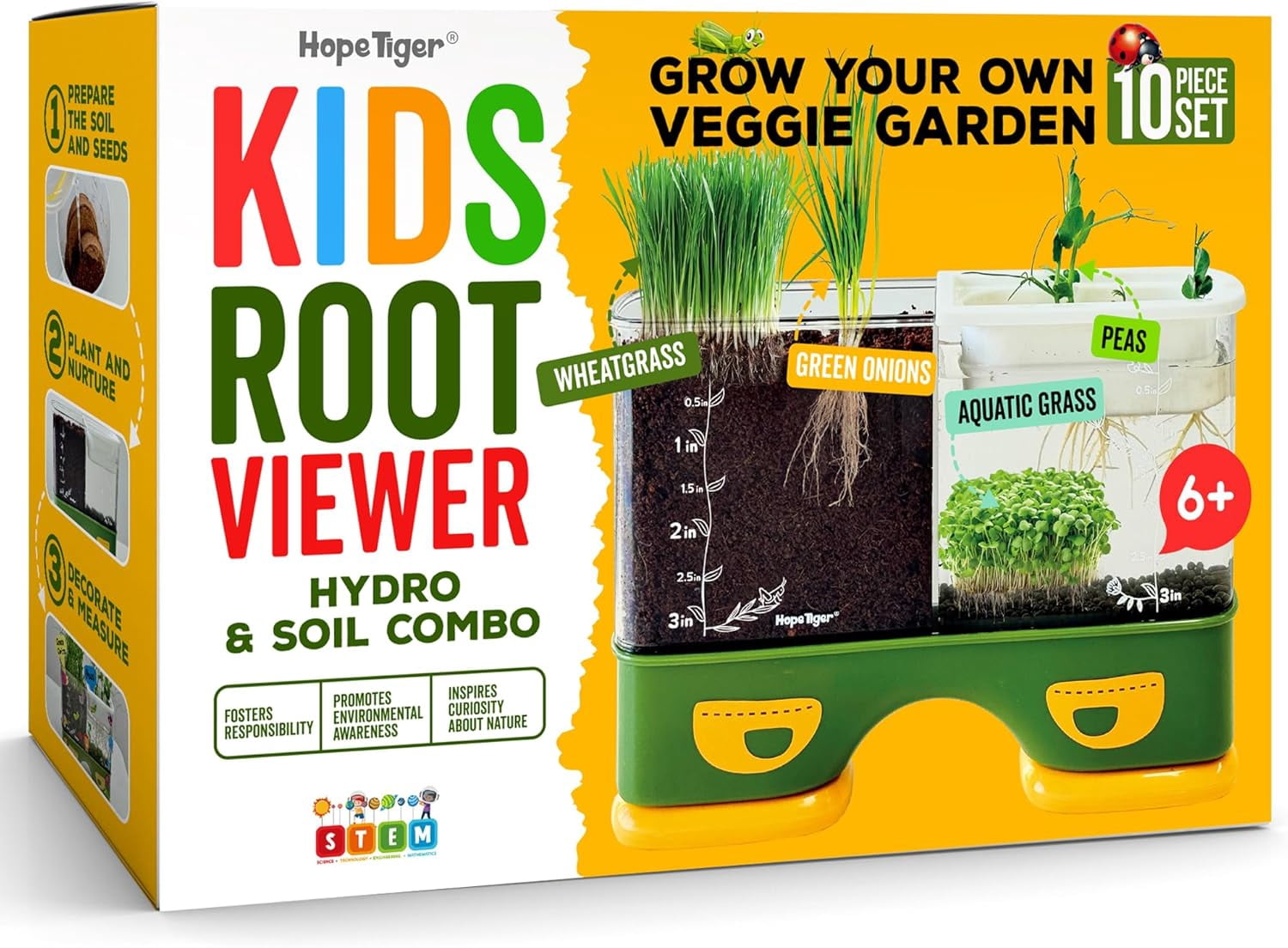 Gardening Root Viewer for Kids - Planting Kits with Seeds & Garden ...