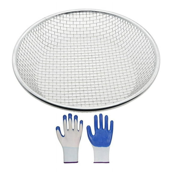 Gardening Sand Soil Compost Sifter, Sieve for Sand Rocks Dirt Compost, for 5 Gallon Bucket (1/4 Inch)