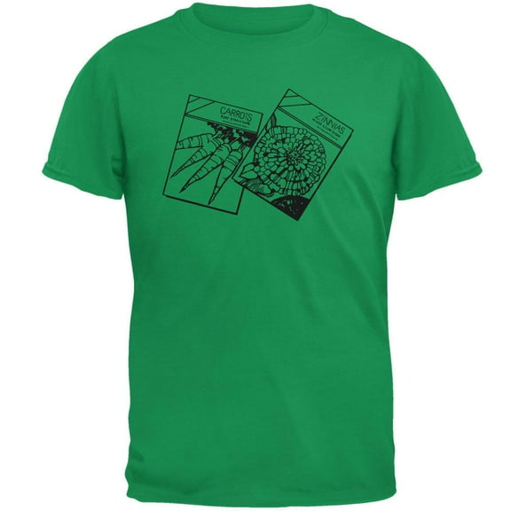 Gardening Seeds Seed Packets Mens T Shirt Irish Green X-LG