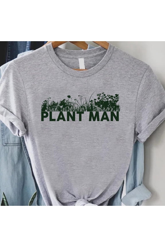 Gardening Shirt For Men,Plant Man Graphic Tee,Nature Inspired Gift,Plant Dad Shirt,Garden Lover Shirt,Floral Silhouette Outdoor Tee SWEATSHIRT All Size S-5XL