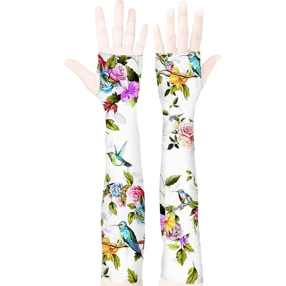 Gardening Sleeves for Women Farmers Thorn Proof Sun Protective Cooling Arm Sleeves for Garden Outdoor Sports