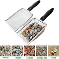 thumbnail image 1 of Gardening Soil Sifter Pack of 2 - Garden Sand Soil Compost Sifter with Handle - Two Garden Sifters (3.8mm and 5mm Mesh), 1 of 6