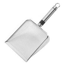 Gardening Soil Sifter with Stainless Steel Handle Sand Soil Compost Sifter,Stainless Garden Soil ,Garden Soil Compost,Mesh Screen for Sand,Dirt, Rock,Compost,Filtration,2.0mm hole,S