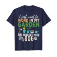 thumbnail image 1 of Gardening T-Shirt Dog Lover Gardener Garden Pet Gift Plants Work in My Garden Shirts Funny Cute, 1 of 4