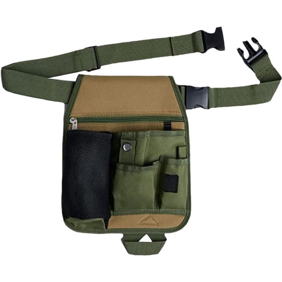 Gardening Tool Bag with Adjustable Waist Belt Electrician Tool Bag Waist Work Pouch for Gardeners Carpenters Builders