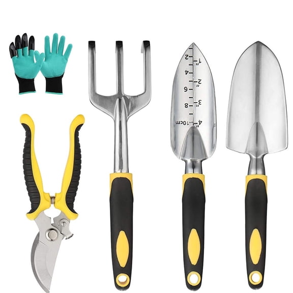 Gardening Tools - 5-Piece Gardening Gifts for Women,Men,Mom,Dad - Durable,Ergonomic Garden Tools Set,Ideal Gardening Gifts for Women