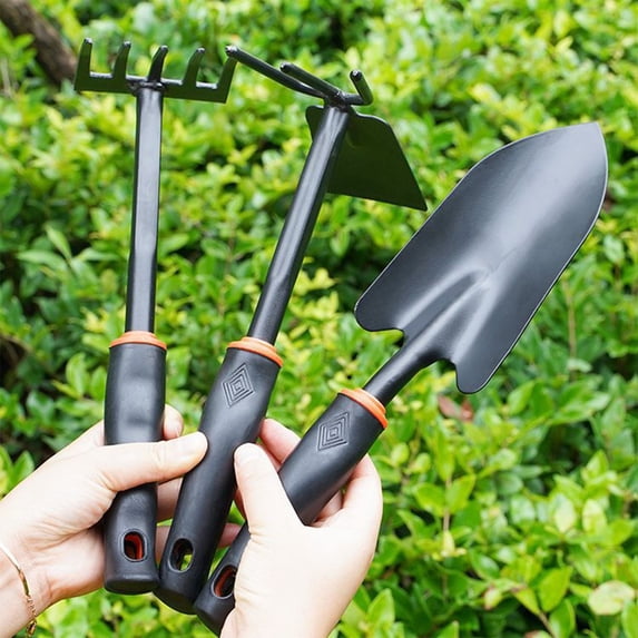 Gardening Tools Set for Vegetable and Flower Beds with Shovel Hoe Rake for Easy Planting Weeding and Soil Cultivation Perfect for Home Gardeners and Outdoor Enthusiasts