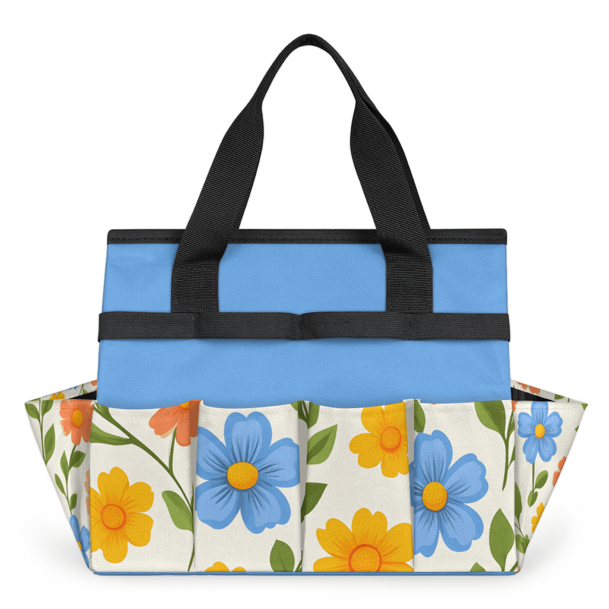 Gardening Tote Bag,Water-Resistant Garden Tool Organizer, Storage Bag with 10 External Pockets for Hand Tools, Ideal for Lawn and Yard Maintenance