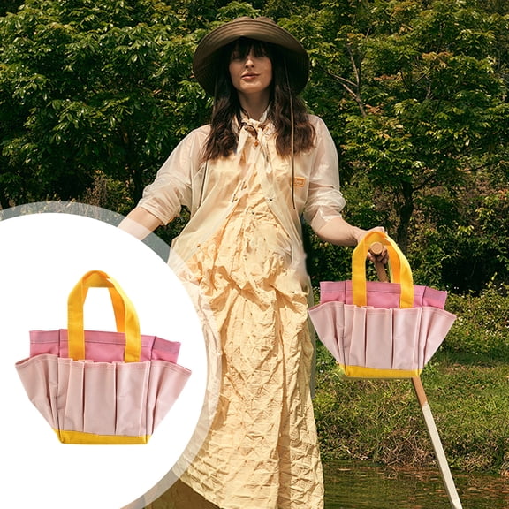 Gardening Tote Bags, Sturdy and Reusable Tool Organizer, Household Storage Bag with Pockets for Plants, Flowers, and Garden Tools
