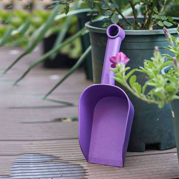 Gardening Trowel with Depth Gauge, Measuring Marks for Accurate Bulb Planting, Ergonomic Non-Slip Handle Hanging Hole, Multi-Use Potting Tool for Beds Containers and Repotting, 9.06x2.17in
