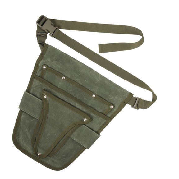 Gardening Utility Belt Bag, Adjustable Waist Tool Pouch with Multi Pocket Storage for Planting and Garden Care Use