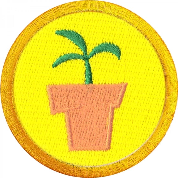 Gardening Wilderness Scout Badge Iron on Patch