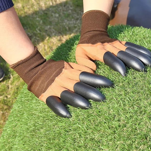 Gardening gloves Growing vegetables Growing flowers Dipped in rubber Labor protection gloves Claw digging and weeding protective gloves