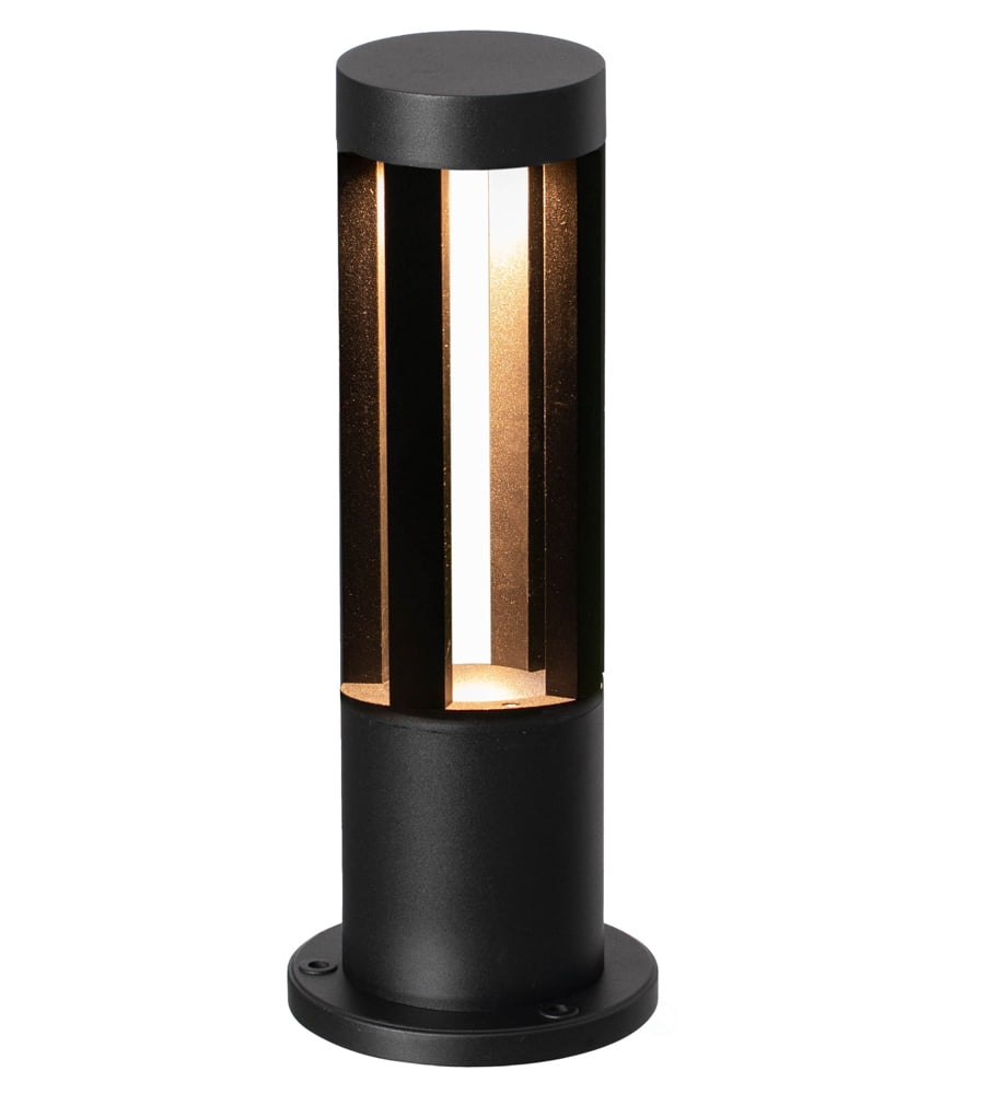 Gardenised 15.75-Inch Round LED Bollard Path Lights – Durable Decorative  Aluminum Wired Landscape Lighting for Walkways, Gardens, Pools, Porches,  Driveways, and Surrounding Areas, Black - Walmart.com, image size:914x1000