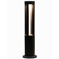 thumbnail image 1 of Gardenised 24-Inch Round LED Bollard Path Lights – Durable Decorative Aluminum Wired Landscape Lighting for Walkways, Gardens, Pools, Porches, Driveways, and Surrounding Areas, Black, 1 of 8