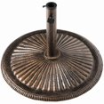 thumbnail image 1 of Gardenised QI003818 Outdoor Antique Cast Iron Umbrella base Holder, 49 lbs Bronze Large, 1 of 15