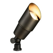 Gardenreet Mini Solid Brass Landscape Spotlight,12V Low Voltage Uplight Outdoor LED Landscape Light Fixture Without Bulb