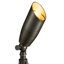 Gardenreet Solid Brass Landscape Spotlight,12V Low Voltage Uplight Outdoor LED Landscape Light Fixture Without Bulb