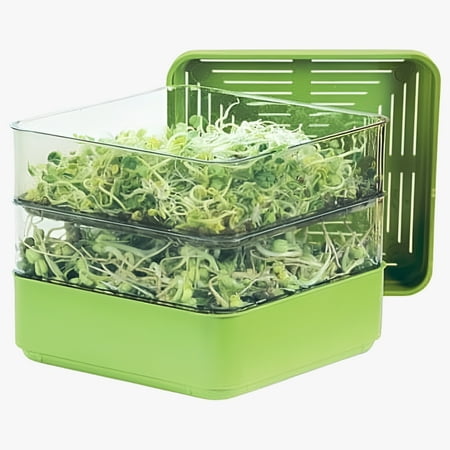 Gardens Alive! Seed Sprouter Growing Kit - Grow 2 levels for sprouts - Seeds Not Included