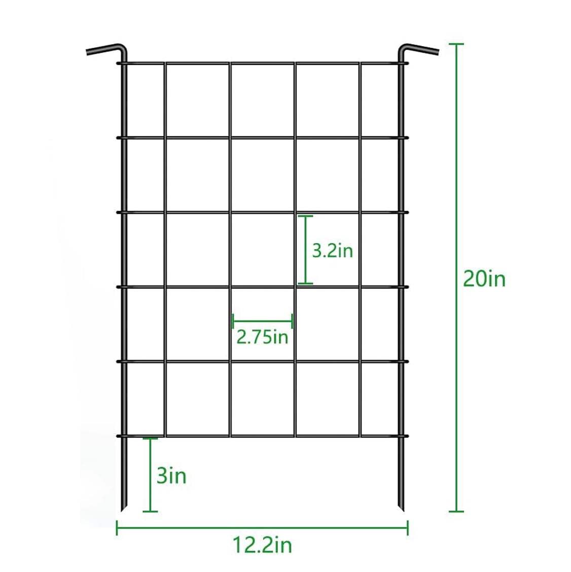 Gardens & Homes Decorative garden fences and borders 19 pieces of no-dig metal fence for dogs Garden edge fence Suitable for animal fences Suitable for flower bed courtyards