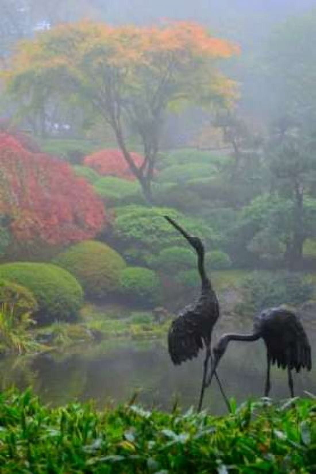 Gardens in the Fog I Canvas Art - Brian Moore (24 x 36)
