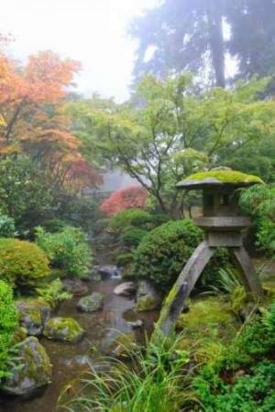 Gardens in the Fog II Canvas Art - Brian Moore (24 x 36)