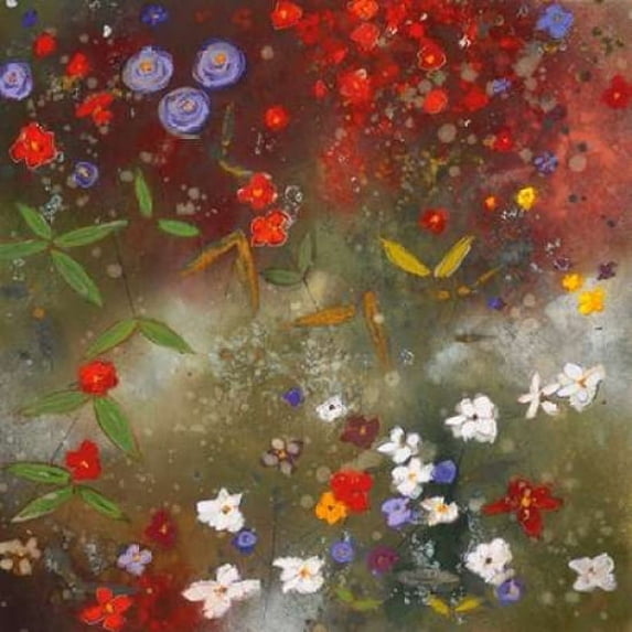Gardens in the Mist III Poster Print by Aleah Koury (12 x 12)