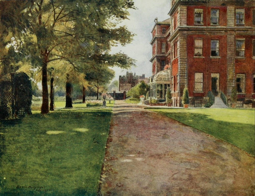 Gardens of Celebrities 1918 Marlborough House Canvas Art - J MacGregor (24 x 36)