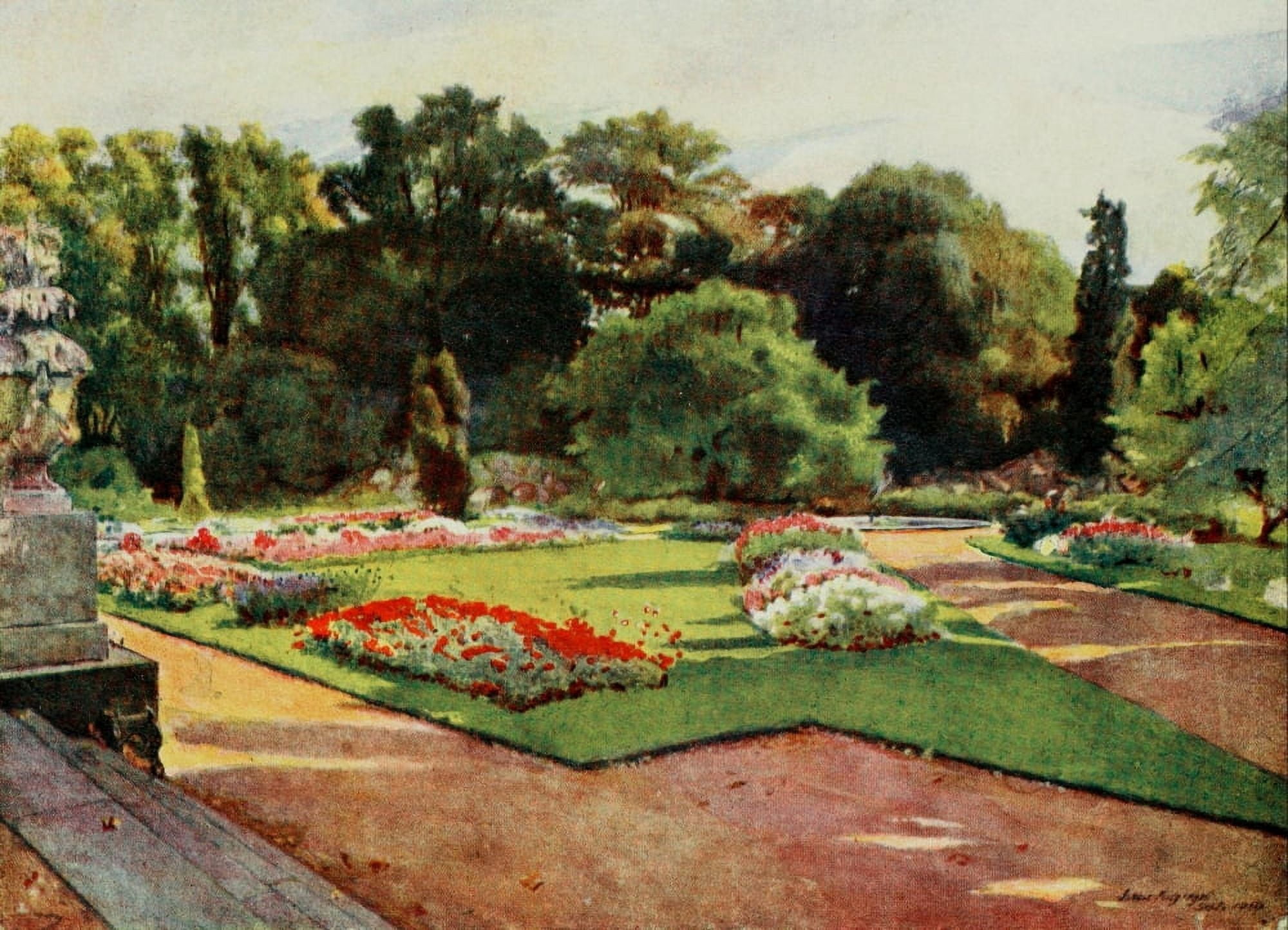 Gardens of Celebrities 1918 Sion Canvas Art - J MacGregor (24 x 36)