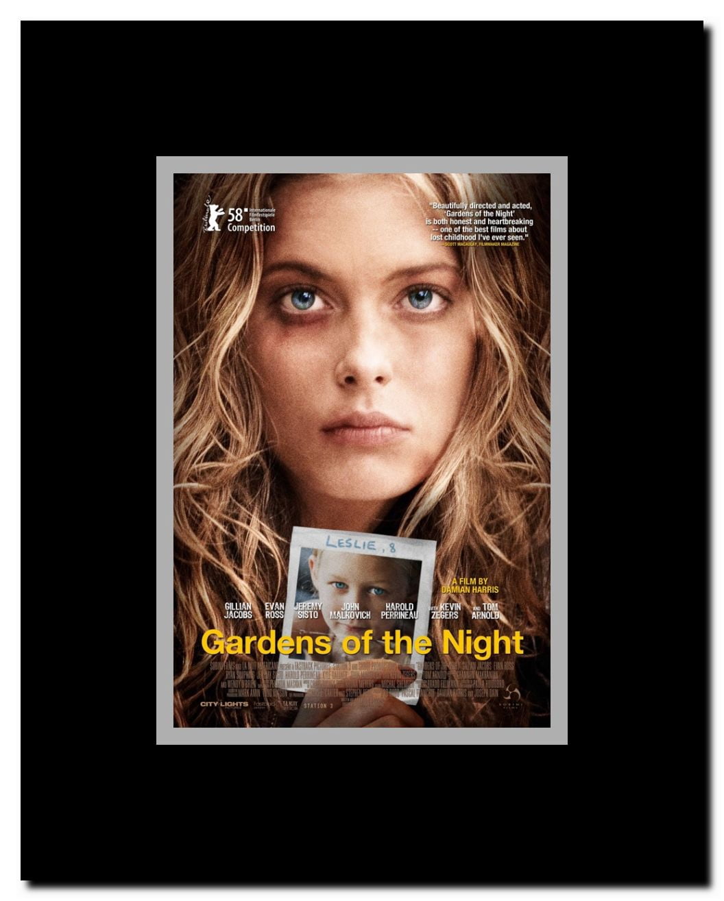 Gardens of the Night Framed Movie Poster