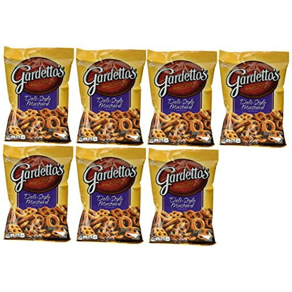 Gardetto's Deli Style Mustard Pretzel Snack Mix, 5.5oz each (7 Count)
